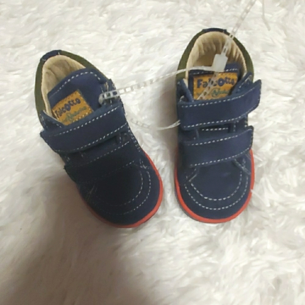 BOYS FALCOTTO by naturito VELCRO SHOES SZ 18 - Picture 1 of 5